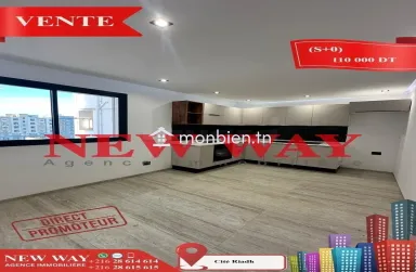 (S+0) Directe Promoteur à Cité Riadh