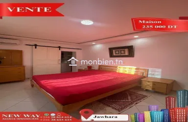 Maison de plain pied à Jawhara avec meubles