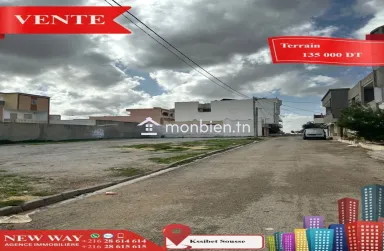 Terrain à Ksibet Sousse dans quartier Calme