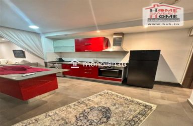 Etage de villa S1 Veloria meublé à louer à Carthage