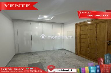 (S+2) Directe Promoteur à Sahloul 4 avec Place de Parking