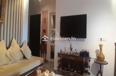 Location annuelle: Un appartement S+2 meublé avec jardin à Hammamet 51355351
