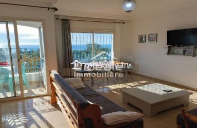 À Louer : Superbe Appartement S+2 Meublé avec Vue Mer