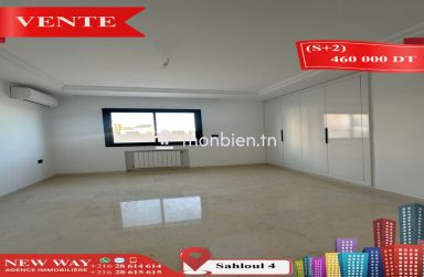 (S+2) Directe Promoteur à Sahloul 4 avec Place de Parking