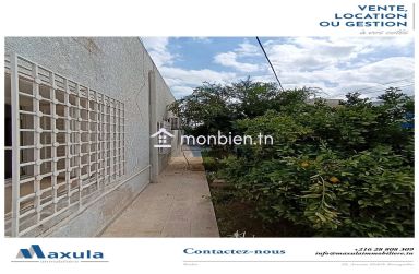 À VENDRE MAISON S+2 DE PLAIN PIEDS À RADES VILLE