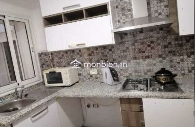 un bel appartement S+2 entièrement meublé,
