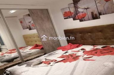 un bel appartement S+2 entièrement meublé,