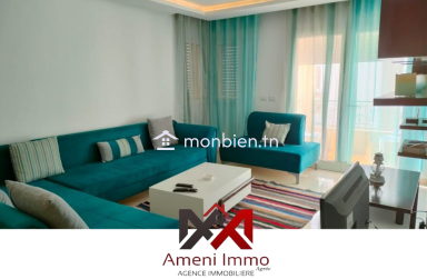 Location Meublé. Appart s+2 très haut standing à El Mourouj 6.