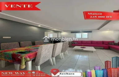 Maison de plain pied à Jawhara avec meubles