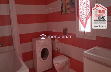 Etage de Villa Natalene Meublé à Louer à Carthage Salambo