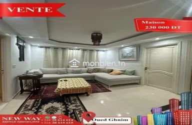 Maison à Jawhara (Oued Ghnim) Proche de toutes Commodités