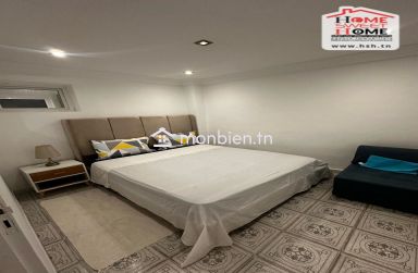 Duplex Clochette Meublé à Louer à La Marsa Plage