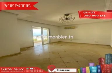 (S+2) à Sousse Vue sur Mer avec Place de Parking