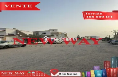 Terrain Fait l'angle à Bouhsina, dans un Quartier Résidentiel