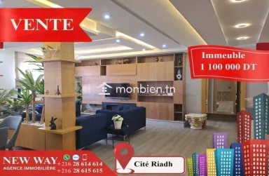 Propriété idéal pour investissement immeuble à Cité Riadh