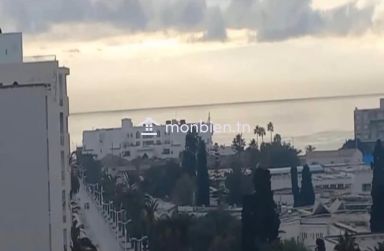 Vue mer + 3 min de corniche à Nabeul  S+2 meublé + clim ❄️ dans résidence moderne sécurisée avec ascenseur