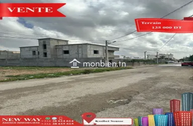 Terrain à Ksibet Sousse dans quartier Calme
