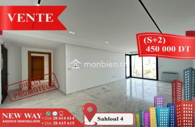 (S+2) à Sahloul 4 Directe Promoteur