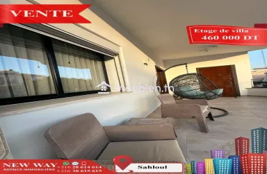Etage de Villa (S+3) à Sahloul avec Place de Parking