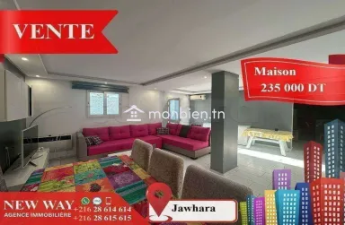 Maison de plain pied à Jawhara avec meubles