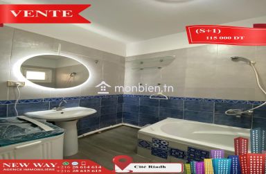 (S+1) à Cité Riadh 5 avec Meubles