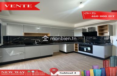 (S+2) Directe Promoteur à Sahloul 4 avec Place de Parking