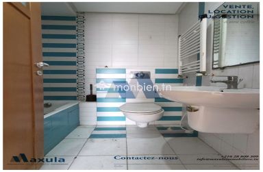 À LOUER APPARTEMENT S+2 AU 2ÈME ÉTAGE À RADES RÉSIDENCE TURQUOISE