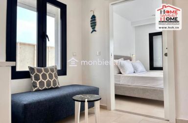 Appart S1 Trésor  Meublé à Louer à La Marsa Plage