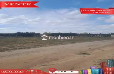 Terrain Agricole à Sidi Bouali près de l'autoroute et GP1