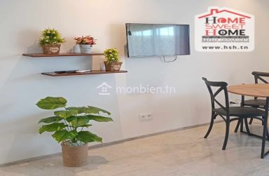 Appart S1 Sonakchi meublé à Louer à La Nouvelle Soukra