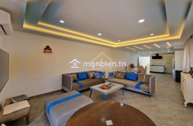 Duplex meublé avec vue de mer à Hammamet Nord à vendre