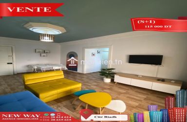 (S+1) à Cité Riadh 5 avec Meubles