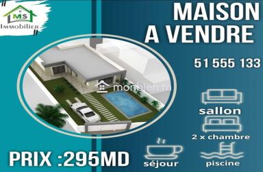 Villa toute neuve avec piscine à vendre à Hammamet Sud 51355351