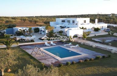 Une villa toute neuve avec piscine à vendre à Hammamet Sud