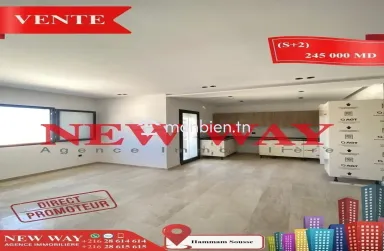 (S+2) Directe Promoteur à Hammam Sousse