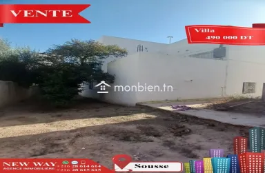 Villa de Plain Pied à Sousse, Proche de toutes Commodités