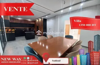 Villa de Charme Fait l'angle à Sahloul