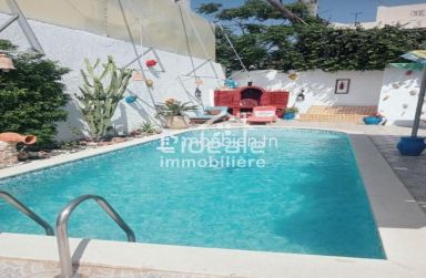 Villa avec piscine location estivale à Hammamet
