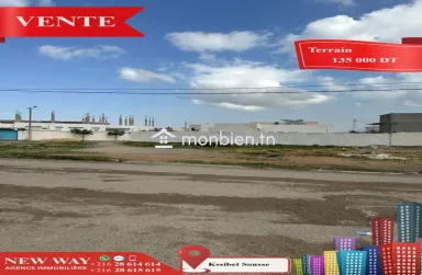 Terrain à Ksibet Sousse dans quartier Calme