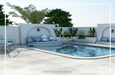 Payement par tranche: villa S+3 sur plan avec piscine à vendre à Hammamet Sud 51355351