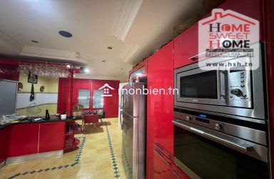 RDC de Villa S3 Akuil à Louer à Ain Zaghouan Sud