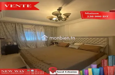 Maison à Jawhara (Oued Ghnim) Proche de toutes Commodités