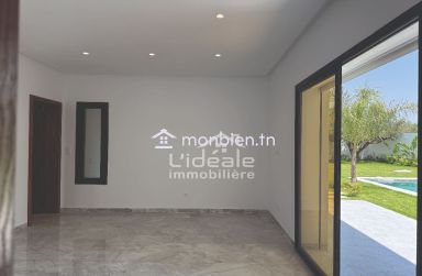 une somptueuse villa neuve au style résolument moderne à Besbasia