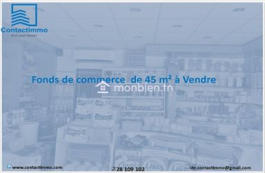 Fonds de Commerce de 45 m² à Vendre