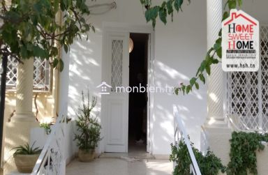 RDC de Villa Iris Meublé à Louer à La Marsa