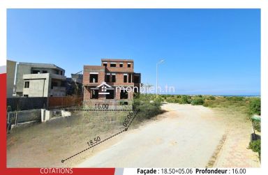 Terrain de 377m2 à 480 Dt le m2