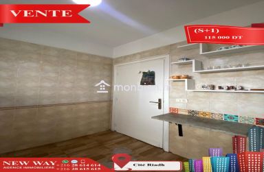 (S+1) à Cité Riadh 5 avec Meubles